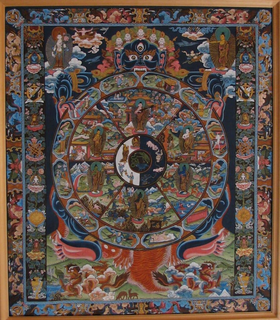 Bhavacakra (Wheel of Becoming) CCA-Mistvan